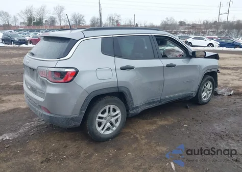 2020 Jeep Compass Sport Fwd z USA, uszkodzony, nr VIN 3C4NJCAB6LT134135